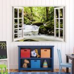 IMPRESSIVE 3D WINDOW WALL DECALS, REMOVABLE WALL STICKERS, WALL DECOR - Image 3