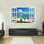 IMPRESSIVE 3D WINDOW WALL DECALS, REMOVABLE WALL STICKERS, WALL DECOR - Image 4