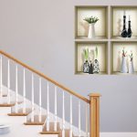 3D Niche Wall Art Decals - Set Of 4 | Easy To Apply, Stunning Decorative Stickers For Home And Office - Image 6