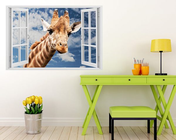 IMPRESSIVE 3D WINDOW WALL DECALS, REMOVABLE WALL STICKERS, WALL DECOR - Image 4