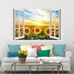 IMPRESSIVE 3D WINDOW WALL DECALS, REMOVABLE WALL STICKERS, WALL DECOR - Image 2