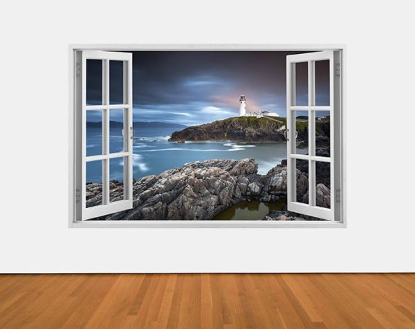 IMPRESSIVE 3D WINDOW WALL DECALS, REMOVABLE WALL STICKERS, WALL DECOR - Image 3