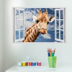 IMPRESSIVE 3D WINDOW WALL DECALS, REMOVABLE WALL STICKERS, WALL DECOR - Image 2