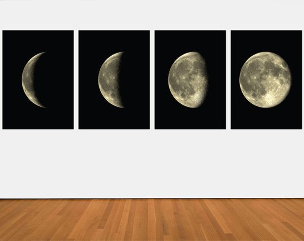 Moon Phases Set Of 4 Wall Decals - Image 4