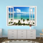 IMPRESSIVE 3D WINDOW WALL DECALS, REMOVABLE WALL STICKERS, WALL DECOR - Image 2