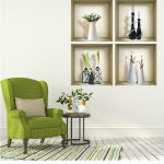 3D Niche Wall Art Decals - Set Of 4 | Easy To Apply, Stunning Decorative Stickers For Home And Office - Image 5