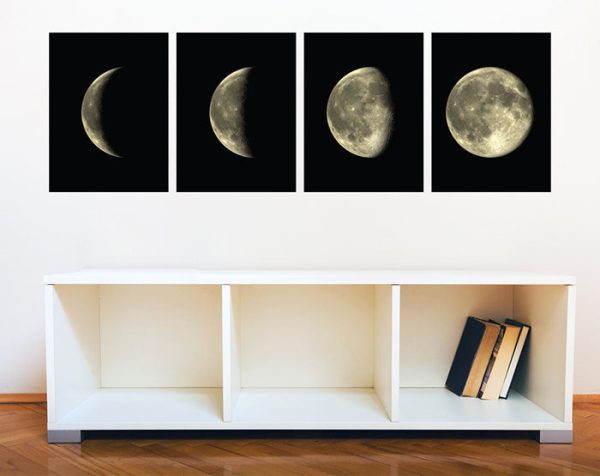 Moon Phases Set Of 4 Wall Decals - Image 7