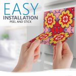Mexican Tile Stickers multicolor tiles colored backsplash for home walls Model - C - Image 8