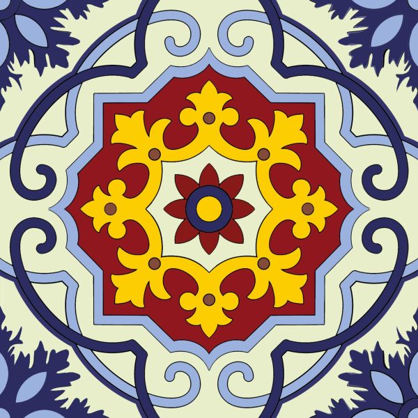 Mexican multiple pattern tile stickers Beautiful backsplash for home renovation Model - D10 - Image 6