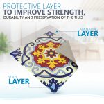Mexican multiple pattern tile stickers Beautiful backsplash for home renovation Model - D10 - Image 11