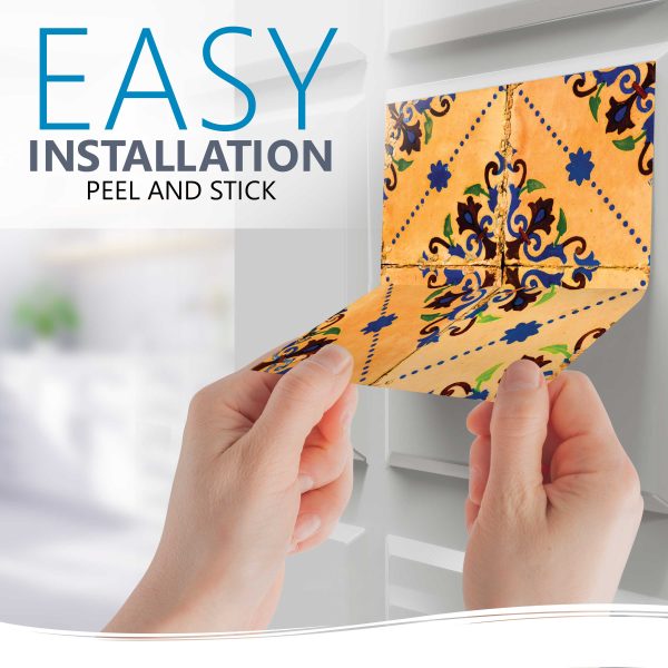 Vintage Mexican Spanish Peel and Stick Tile Stickers multicolor Model - HA3 - Image 7