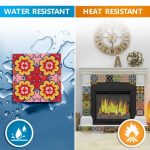 Mexican Tile Stickers multicolor tiles colored backsplash for home walls Model - C - Image 9