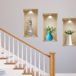 3D Niche Wall Art Decals - Set Of 3 | Easy To Apply, Stunning Decorative Stickers For Home And Office - Image 4