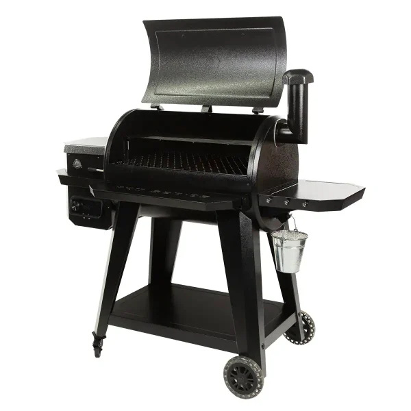 Wood Pellet Pro Series 850-Sq in Hammertone Pellet Grill with Smart Compatibility - Image 13