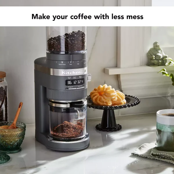 KCG8433 Burr Coffee Grinder    Onyx Black - Image 8