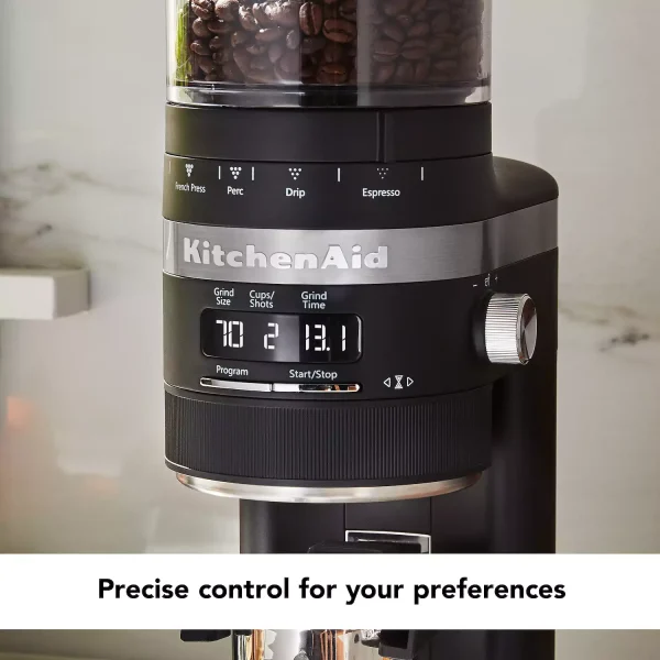 KCG8433 Burr Coffee Grinder    Onyx Black - Image 4