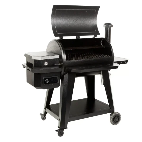 Wood Pellet Pro Series 850-Sq in Hammertone Pellet Grill with Smart Compatibility - Image 12