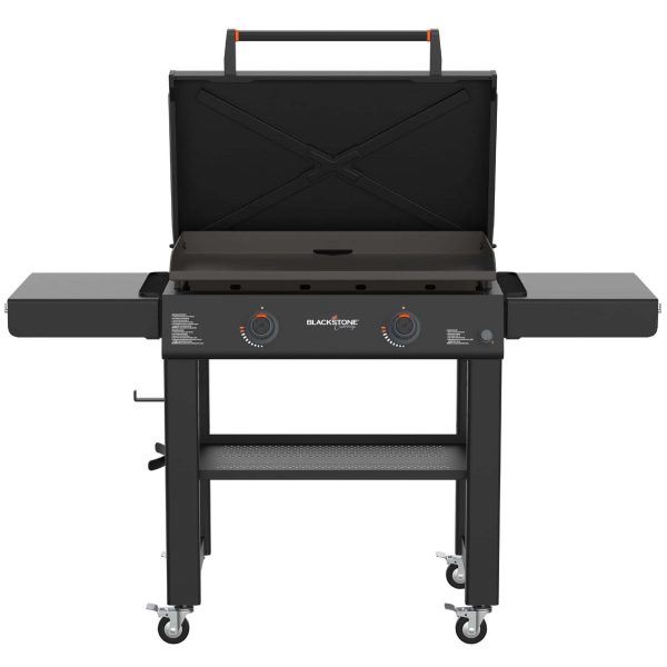 30  Culinary Omnivore Griddle with Hood 2-Burner Liquid Propane Flat Top Grill