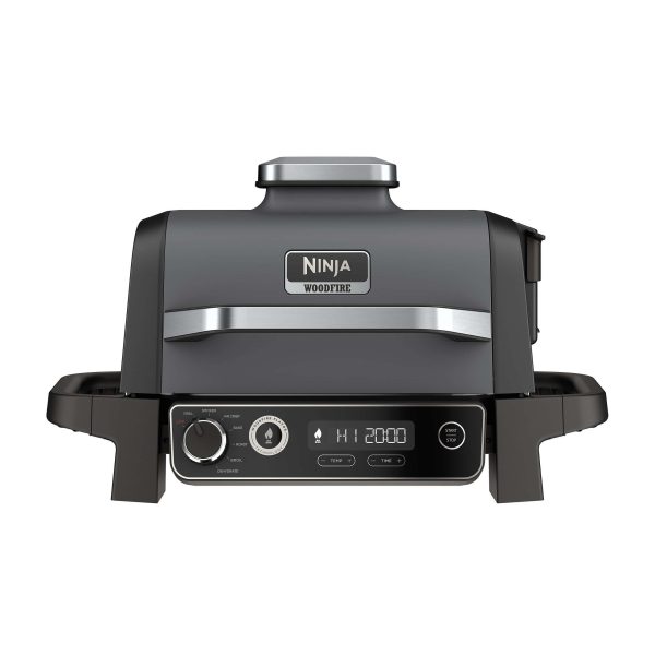 Woodfire 7-in-1 Outdoor Grill and Smoker 1760-Watt Grey Electric Grill