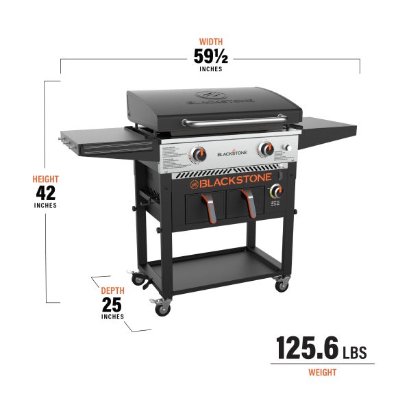 2-Burner 28  Propane Griddle with Air Fryer Combo - Image 10