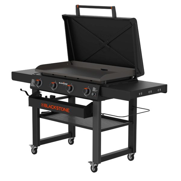 36  Culinary Omnivore Griddle with Hood 4-Burner Liquid Propane Flat Top Grill - Image 11