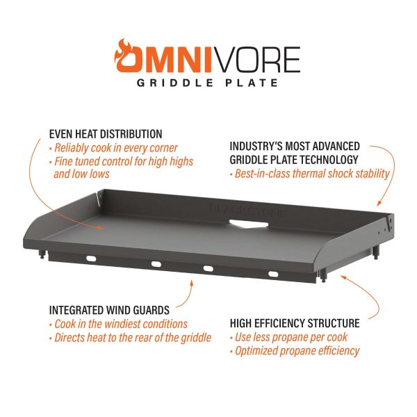 30  Culinary Omnivore Griddle with Hood 2-Burner Liquid Propane Flat Top Grill - Image 3