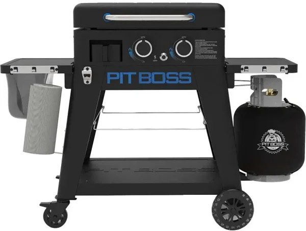 Ultimate Outdoor Gas 2-Burner Griddle   Black - Image 3