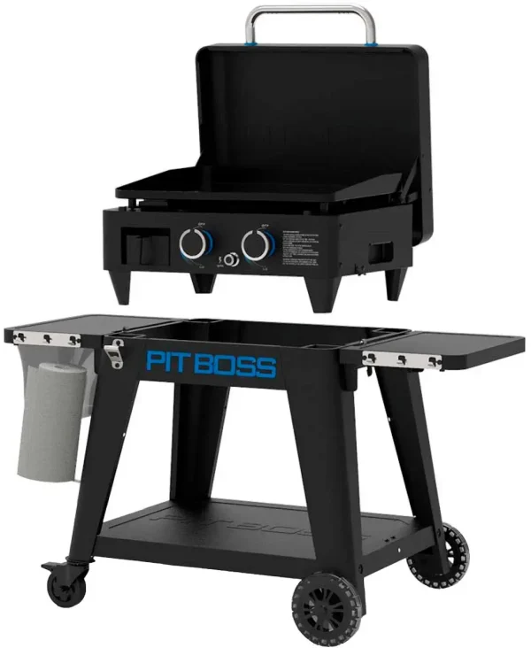 Ultimate Outdoor Gas 2-Burner Griddle   Black - Image 4