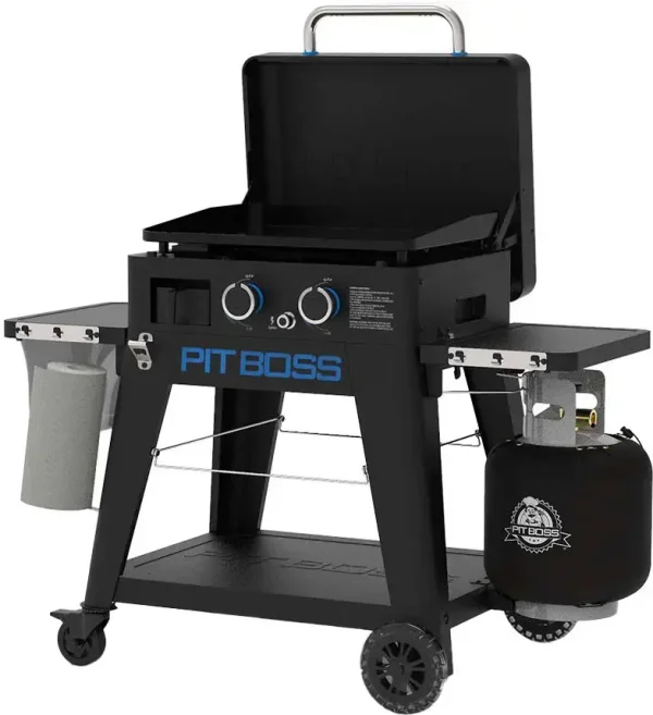 Ultimate Outdoor Gas 2-Burner Griddle   Black - Image 2