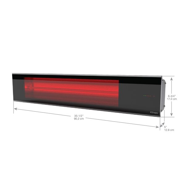 Dimplex 5118-BTU 120-Volt Steel Stainless Steel Electric Patio Heater - Image 3