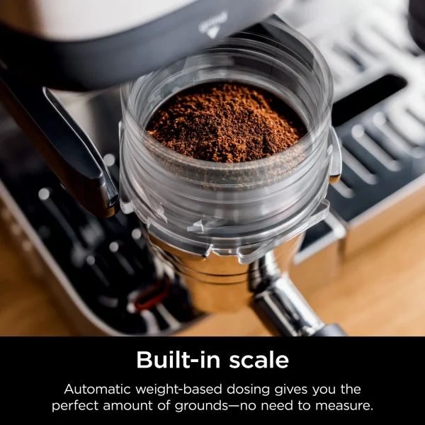 Espresso Machine, Luxe Café Premier Series, Drip Coffee Maker and Rapid Cold Brew, Integrated Grinder, Assisted Tamper, ES601 - Image 6