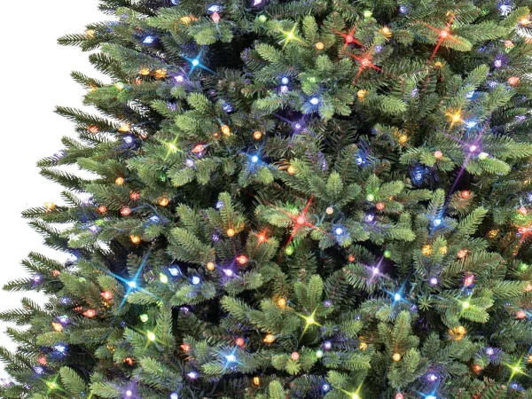 7.5-ft Pinehurst Fir Easy Shape Pre-lit LED Artificial Christmas Tree - Image 6