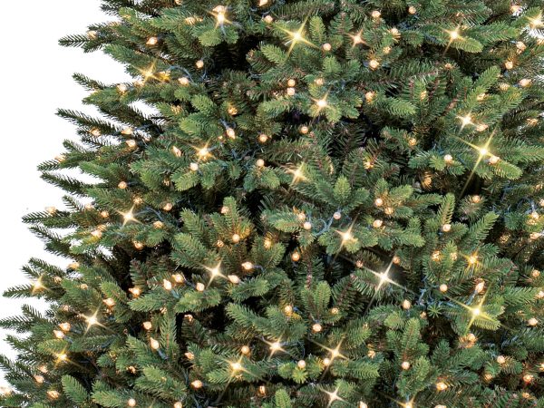 7.5-ft Pinehurst Fir Easy Shape Pre-lit LED Artificial Christmas Tree - Image 7