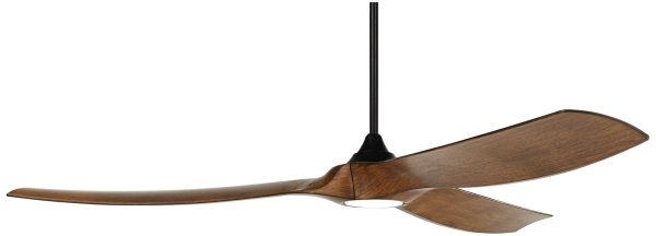 Vieja 70  Kona Wind Black-Koa LED DC Damp Rated Ceiling Fan with Remote - Image 3