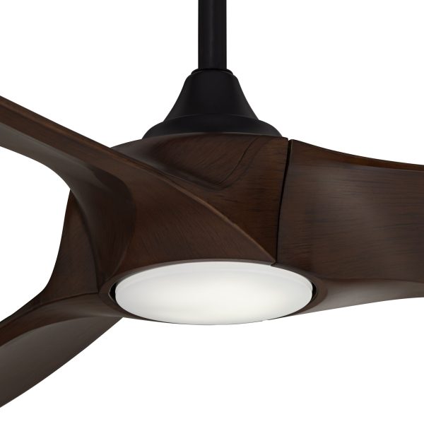 Vieja 70  Kona Wind Black-Walnut LED DC Damp Rated Ceiling Fan with Remote - Image 6