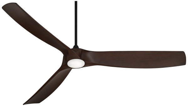 Vieja 70  Kona Wind Black-Walnut LED DC Damp Rated Ceiling Fan with Remote - Image 3