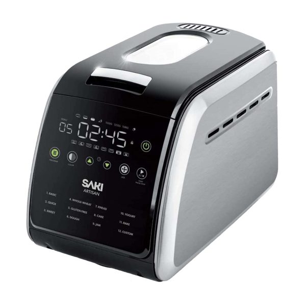 SAKI 3 LB Large Bread Maker Machine, 12-in-1 Programmable Large Bread Machine