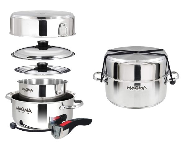 7 pc. Stainless Steel Induction Cookware - Image 3