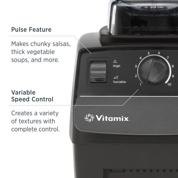Vitamix 5200 Blender, Professional-Grade, Container, Self-Cleaning 64 oz, Black/Grey - Image 8