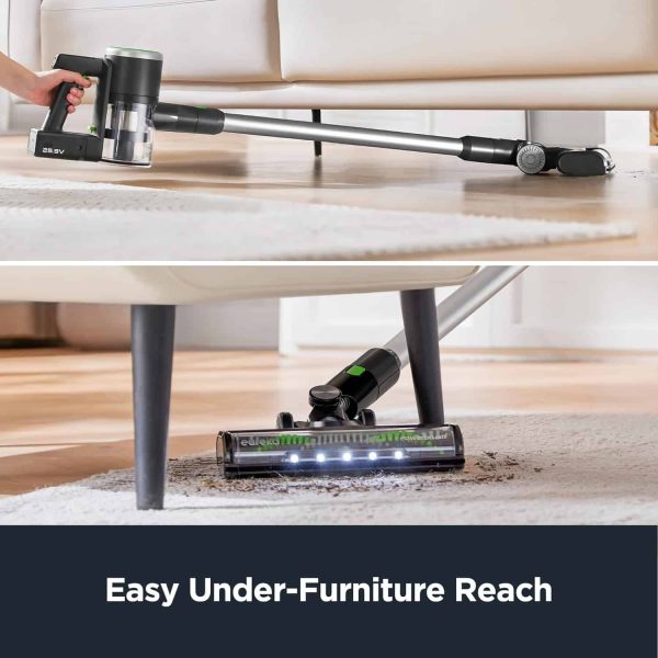 Cordless Cleaner for Home, RapidClean Ultra 20kpa Powerful Suction for Hard Floor  Pet Hair,40min Runtime, NEC370GR, Green - Image 4