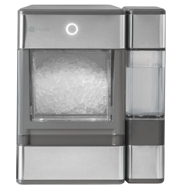 Profile Opal Nugget Ice Maker + Side Tank, Makes up to 24lbs per day, Countertop Icemaker, Stainless Steel