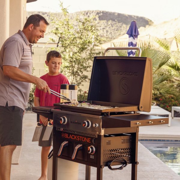 2-Burner 28  Propane Griddle with Air Fryer Combo - Image 3