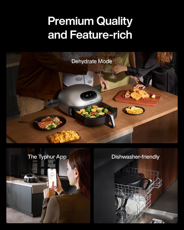 Typhur Dome Air Fryer, No.1 Cooking Speed Large Air Fryer with Superior Airflow - Image 3
