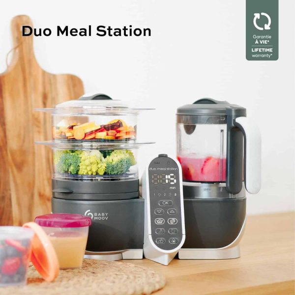Babymoov Duo Meal Station Food Maker 6 in 1 Food Processor with Steam Cooker - Image 3