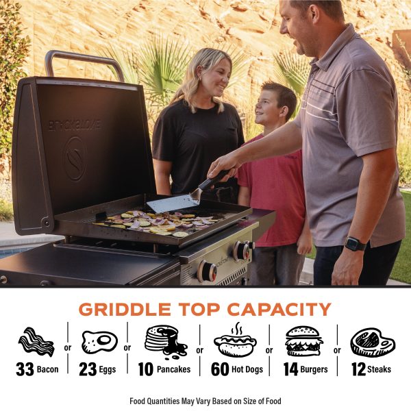 2-Burner 28  Propane Griddle with Air Fryer Combo - Image 8