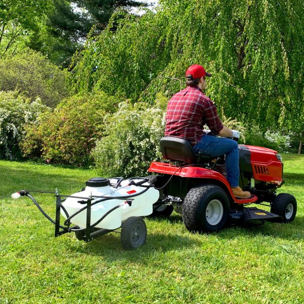 Brinly ST-152BH-A Self-Storing Tow Behind Lawn and Garden Sprayer with Collapsible Boom, 15-Gallon - Image 4