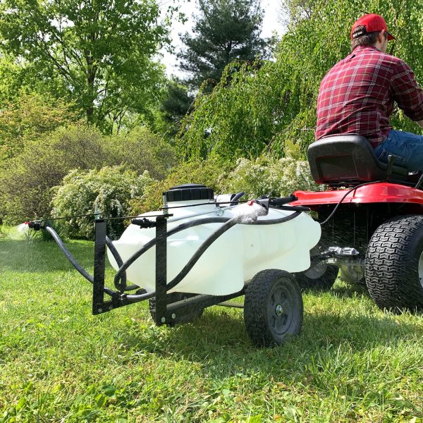 Brinly ST-152BH-A Self-Storing Tow Behind Lawn and Garden Sprayer with Collapsible Boom, 15-Gallon - Image 8
