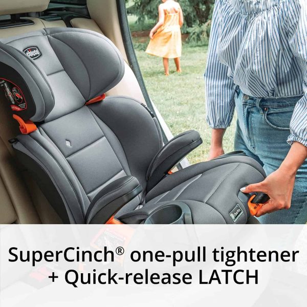 Chicco KidFit ClearTex Plus 2-in-1 Belt-Positioning Booster Car Seat - Image 3