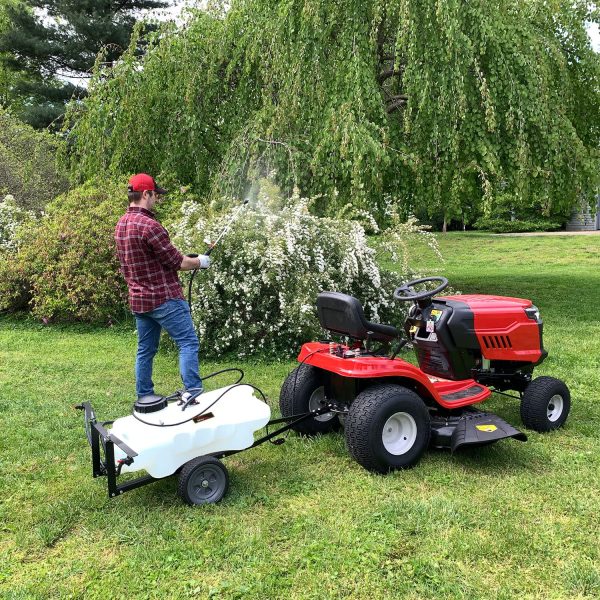 Brinly ST-152BH-A Self-Storing Tow Behind Lawn and Garden Sprayer with Collapsible Boom, 15-Gallon - Image 7