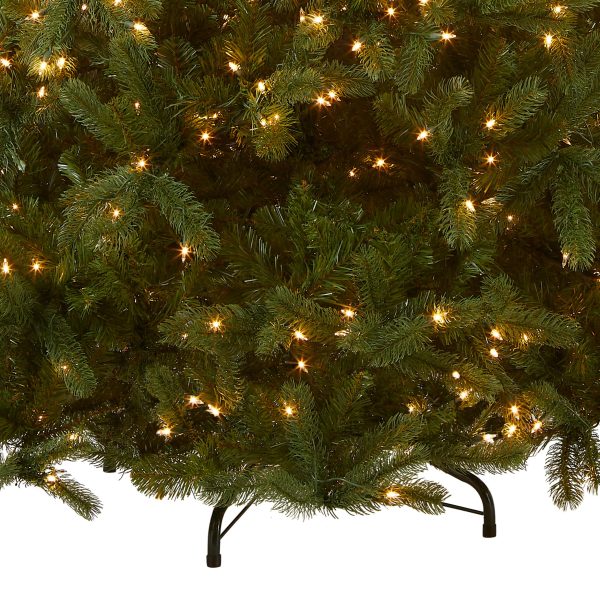 Tree Company Pre-Lit  Feel Real  Artificial Full Downswept Christmas Tree, Green, Douglas Fir, White Lights, Includes Stand, 7.5 feet - Image 4